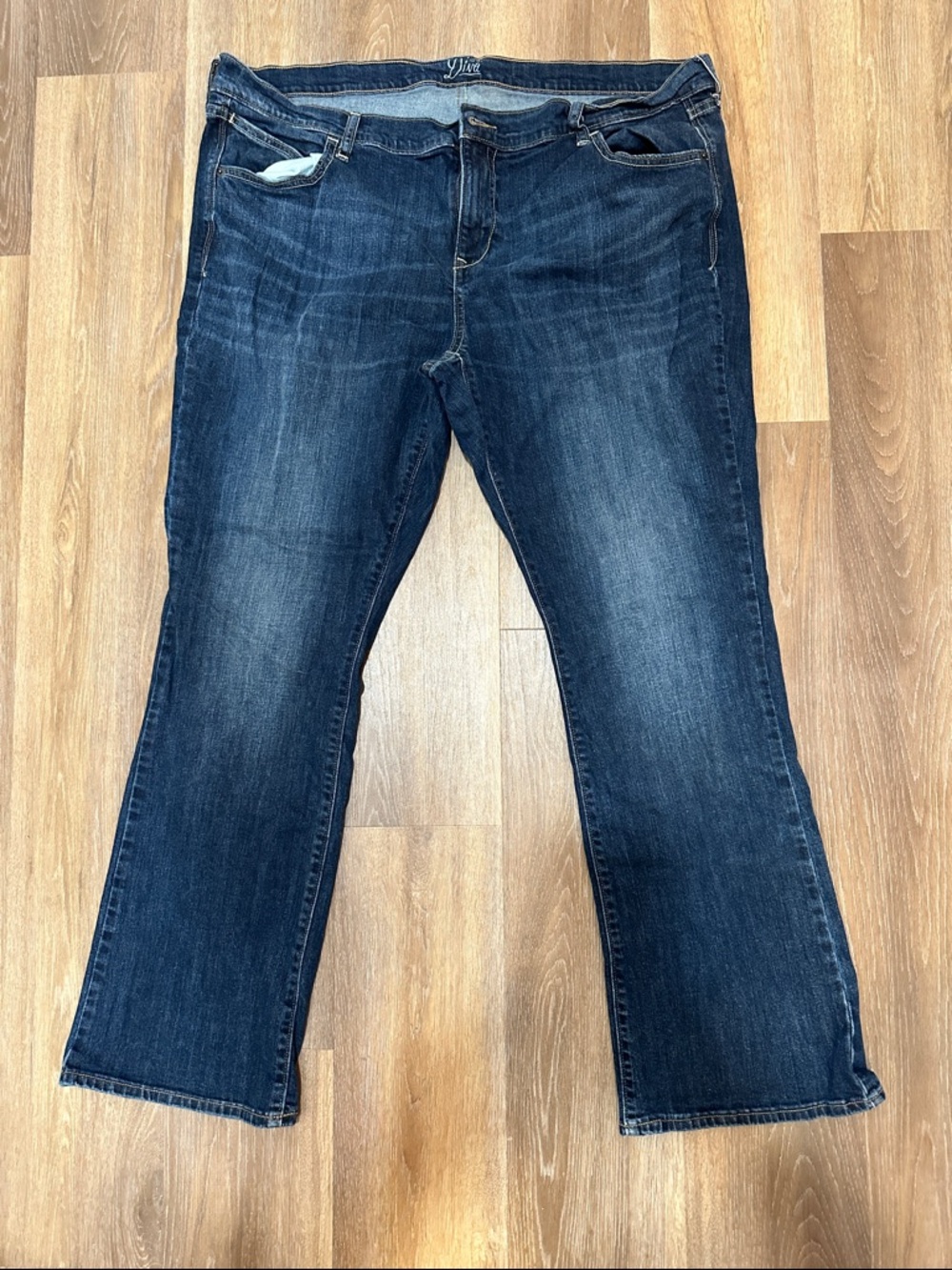 Old Navy Blue Denim Jeans with Topstitch Detail